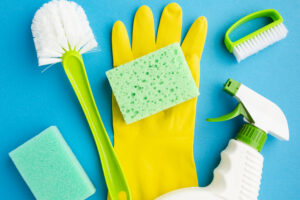 cleaning tools rubber glove